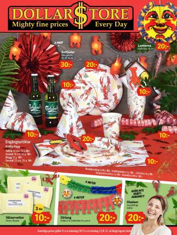 DollarStore reklamblad - 19/7 2021 - 22/8 2021.