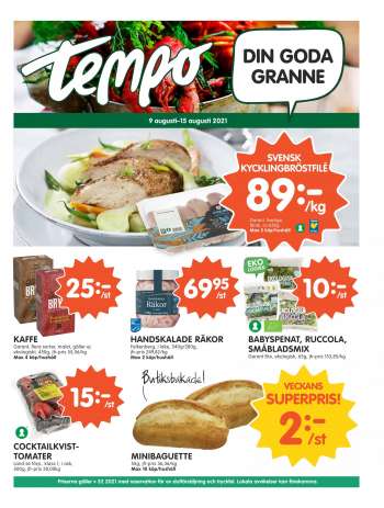 Tempo reklamblad - 9/8 2021 - 15/8 2021.