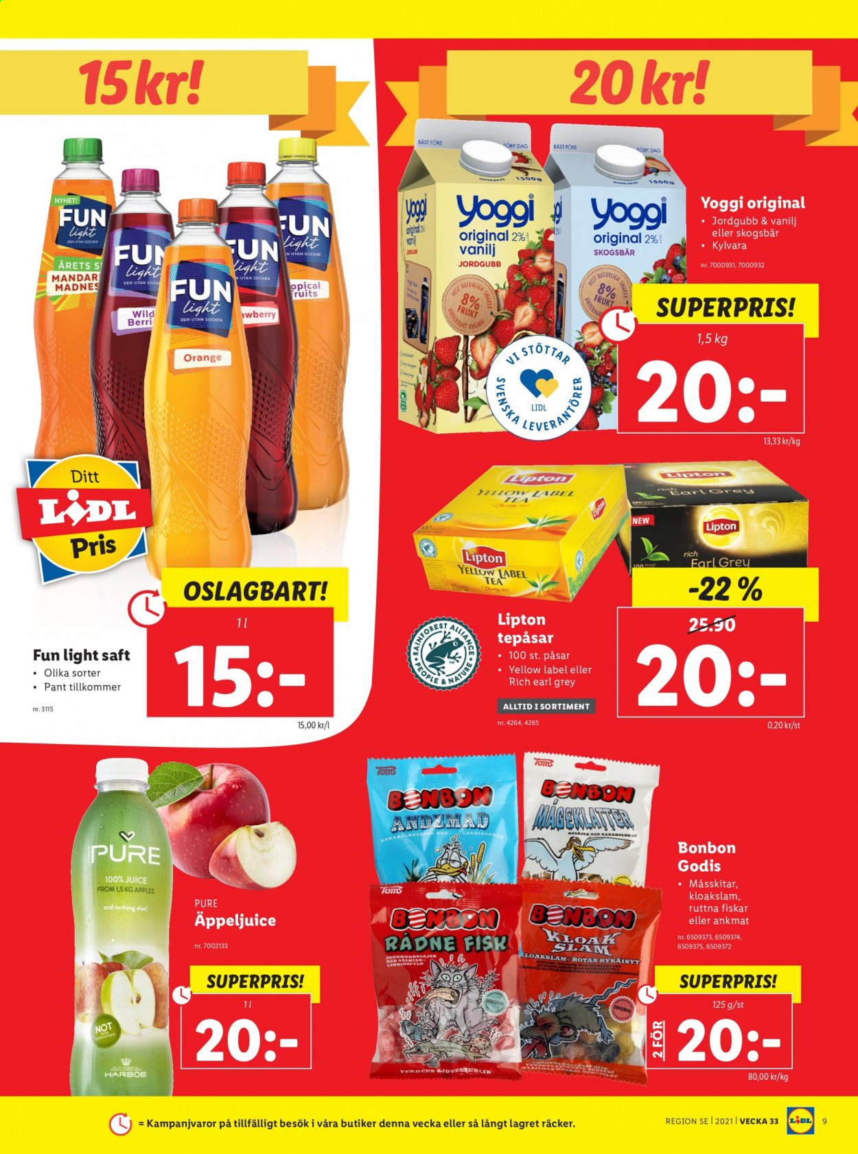 Lidl reklamblad - 16/8 2021 - 22/8 2021. Sida 9