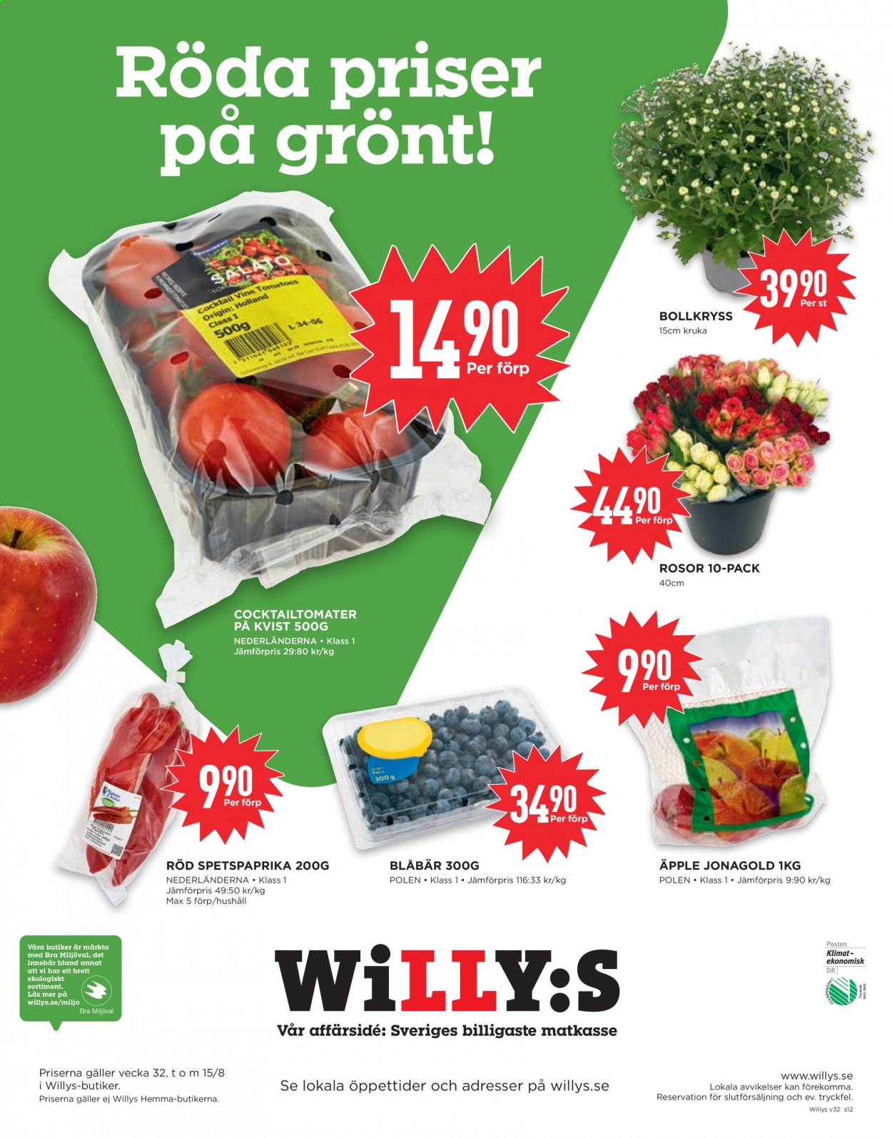 Willys reklamblad - 9/8 2021 - 15/8 2021. Sida 12