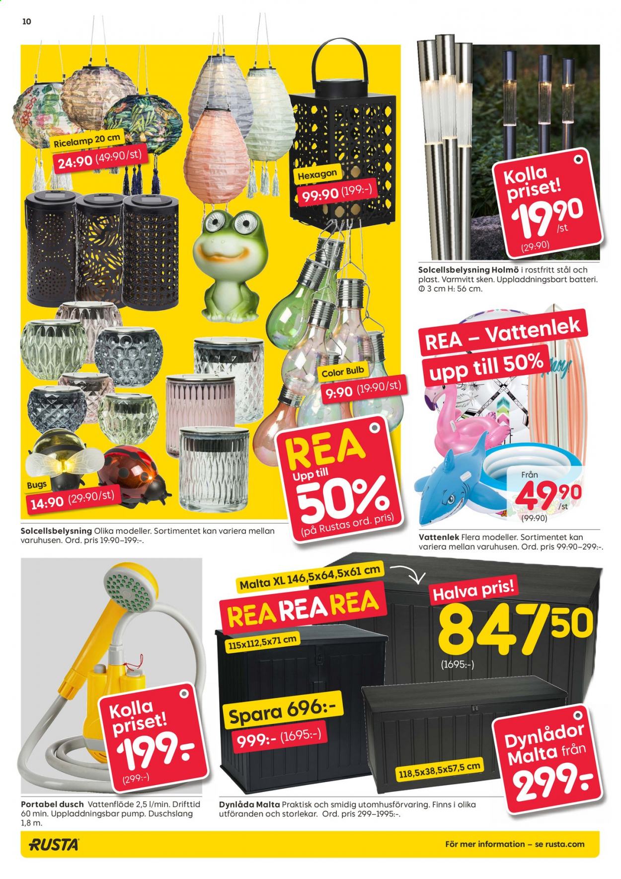 Rusta reklamblad - 11/8 2021 - 17/8 2021. Sida 10