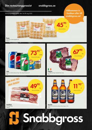Axfood Snabbgross reklamblad - 16/8 2021 - 29/8 2021.