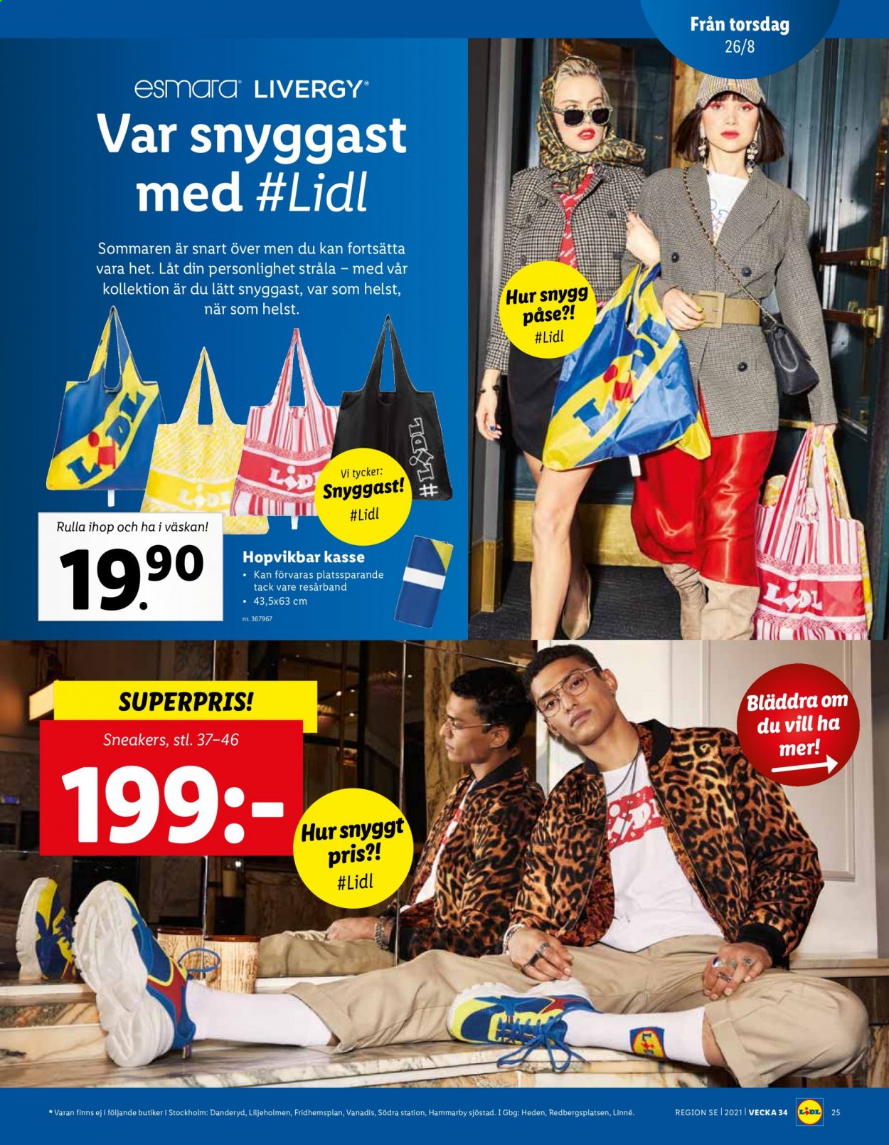 Lidl reklamblad - 23/8 2021 - 29/8 2021. Sida 25