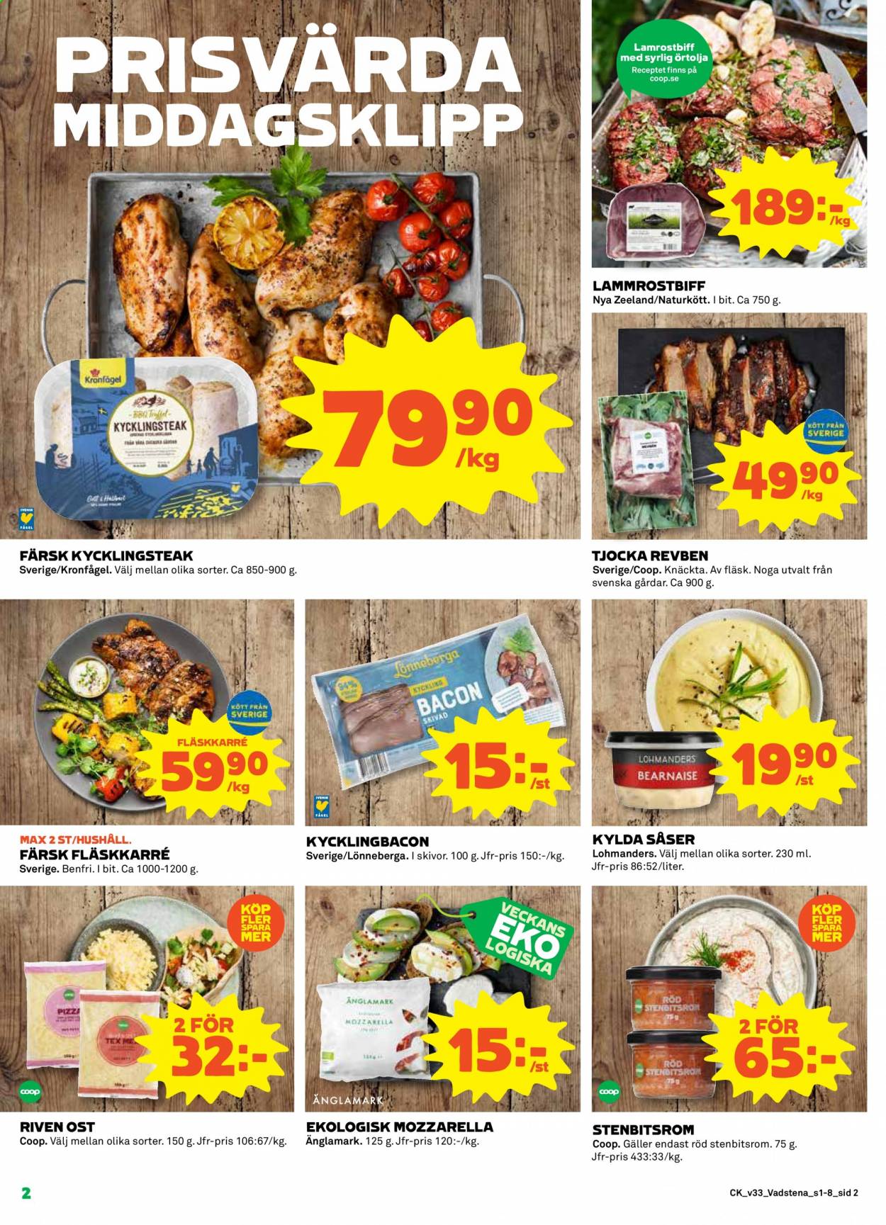 Coop reklamblad - 16/8 2021 - 22/8 2021. Sida 2