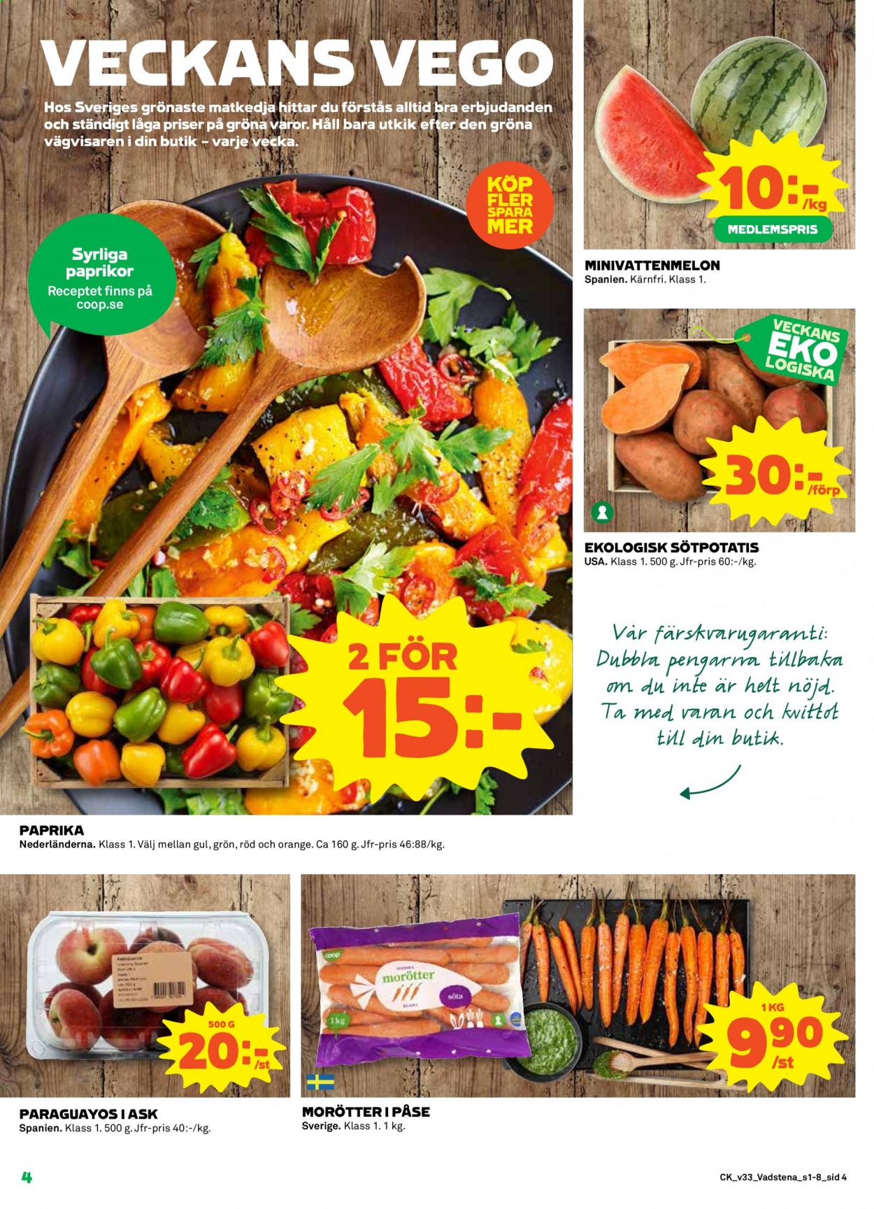 Coop reklamblad - 16/8 2021 - 22/8 2021. Sida 4