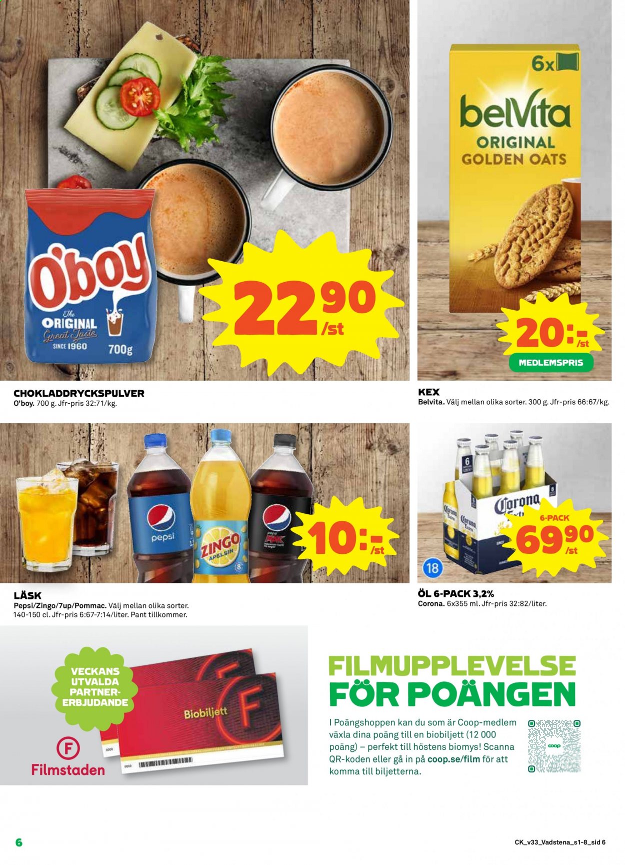 Coop reklamblad - 16/8 2021 - 22/8 2021. Sida 6
