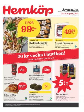 Hemköp reklamblad - 23/8 2021 - 29/8 2021.