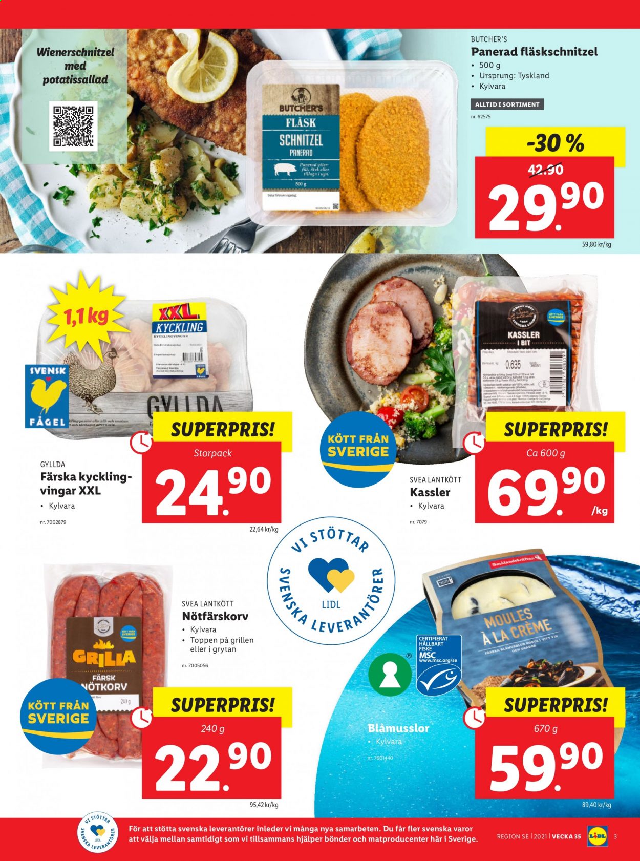 Lidl reklamblad - 30/8 2021 - 5/9 2021. Sida 3