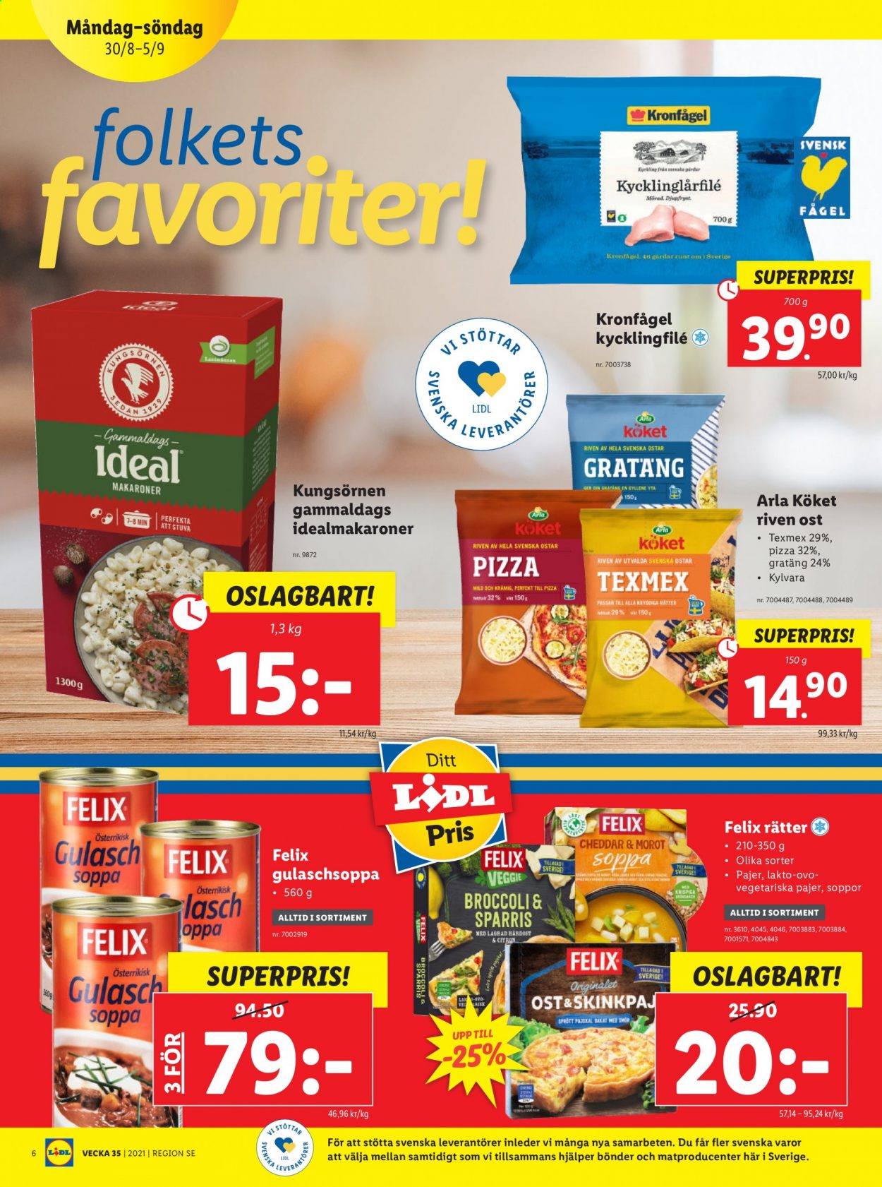 Lidl reklamblad - 30/8 2021 - 5/9 2021. Sida 6