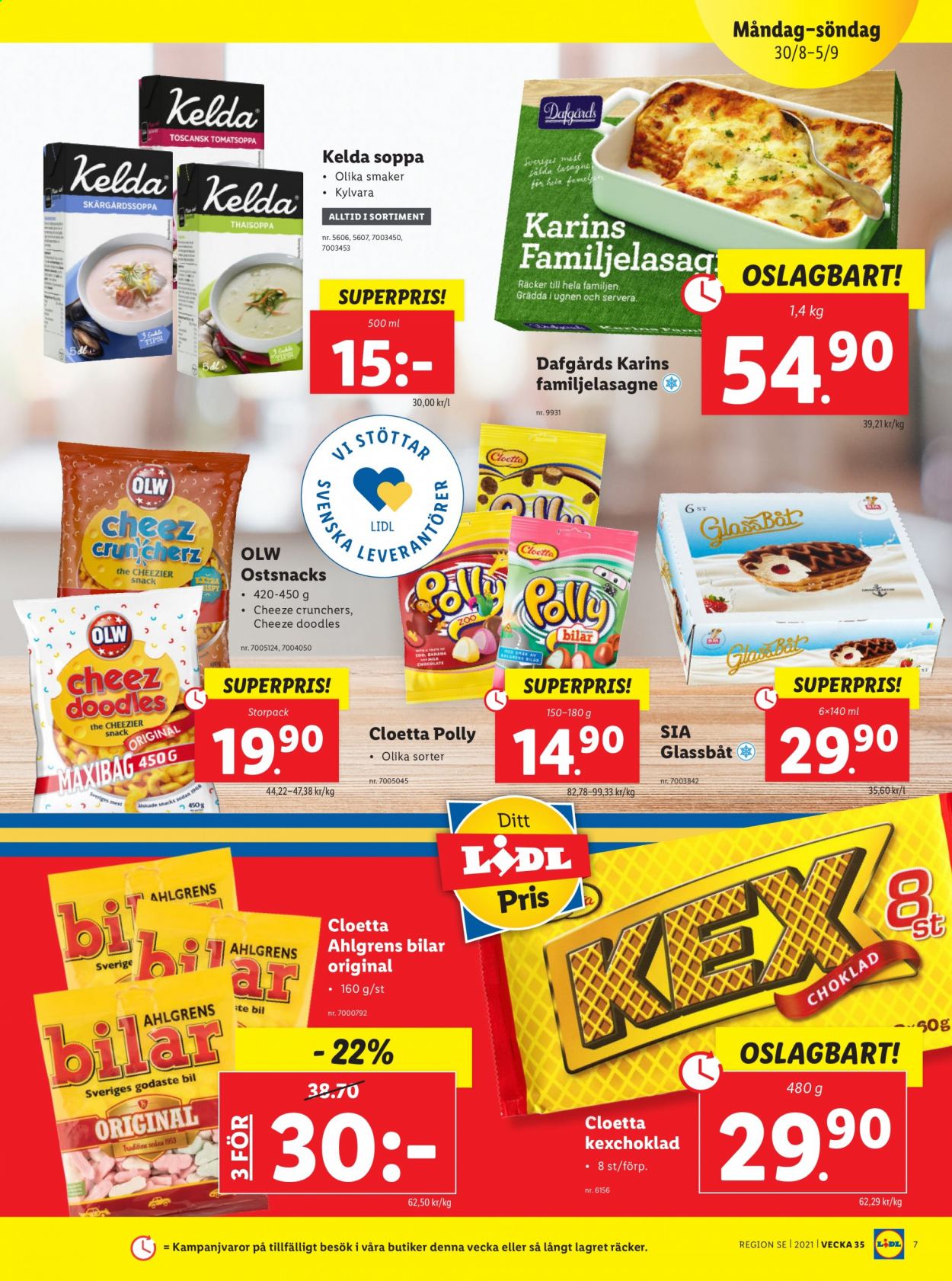 Lidl reklamblad - 30/8 2021 - 5/9 2021. Sida 7