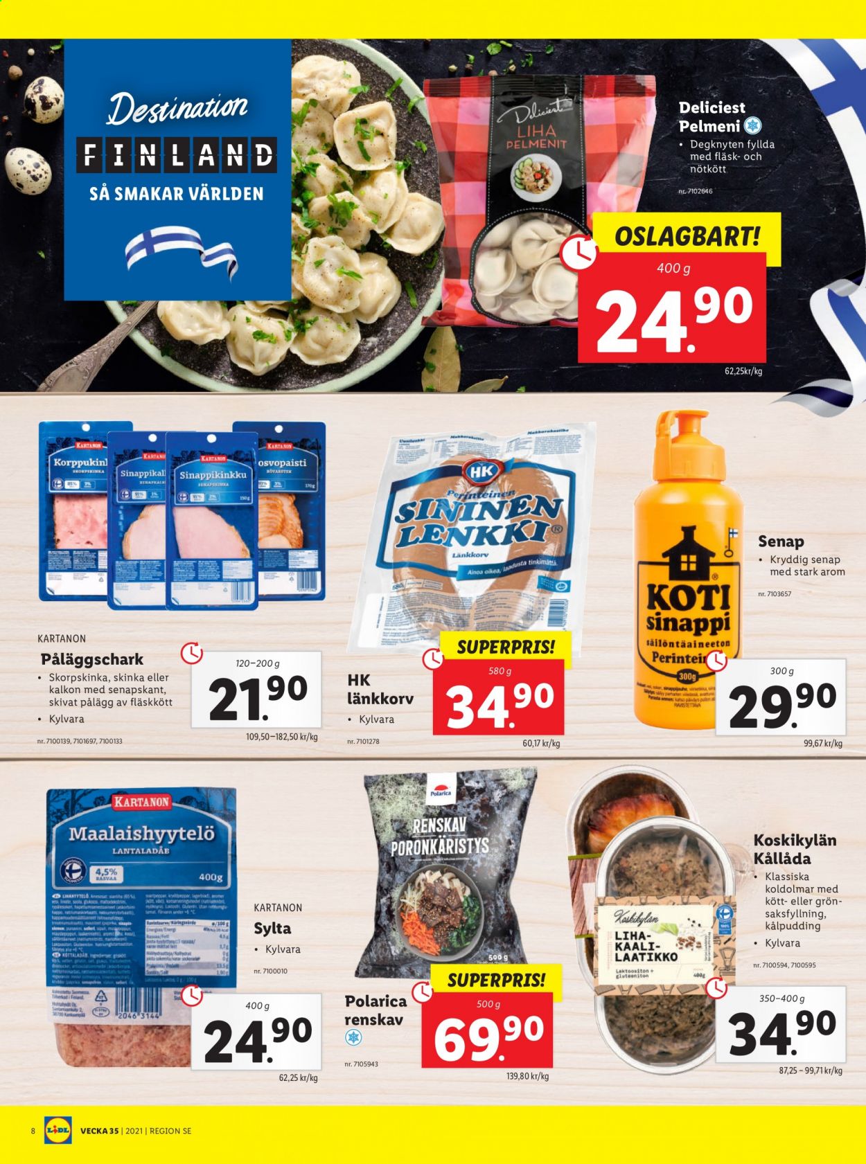 Lidl reklamblad - 30/8 2021 - 5/9 2021. Sida 8