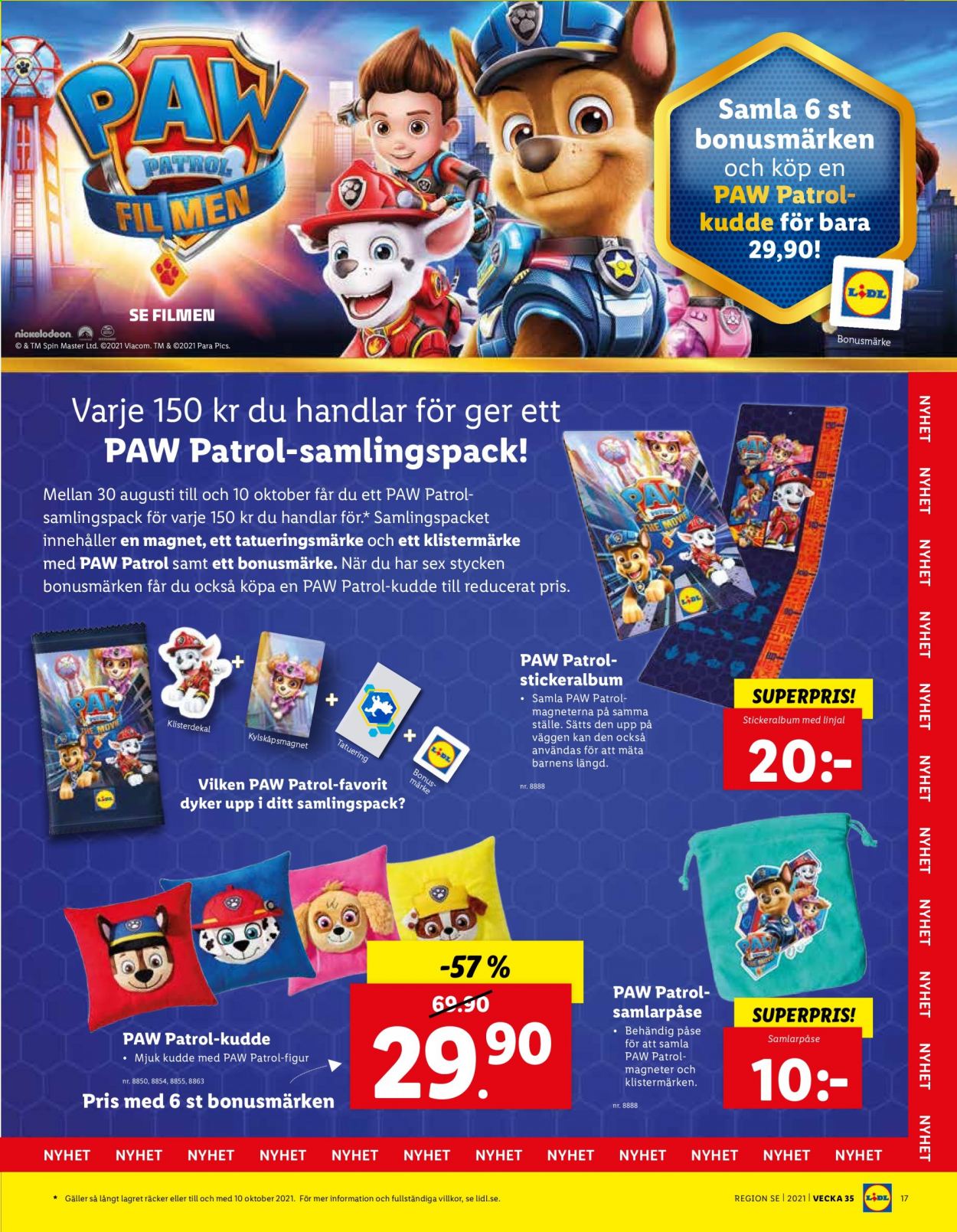 Lidl reklamblad - 30/8 2021 - 5/9 2021. Sida 17