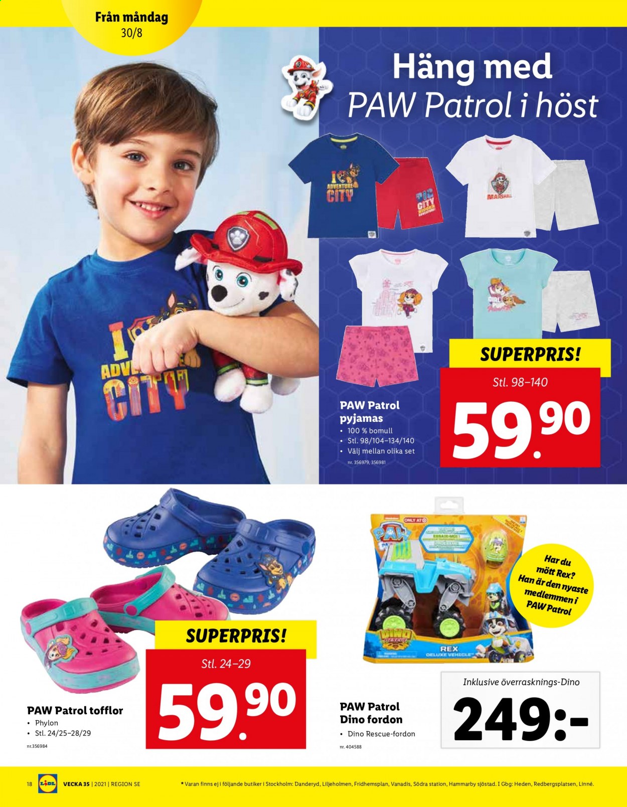 Lidl reklamblad - 30/8 2021 - 5/9 2021. Sida 18