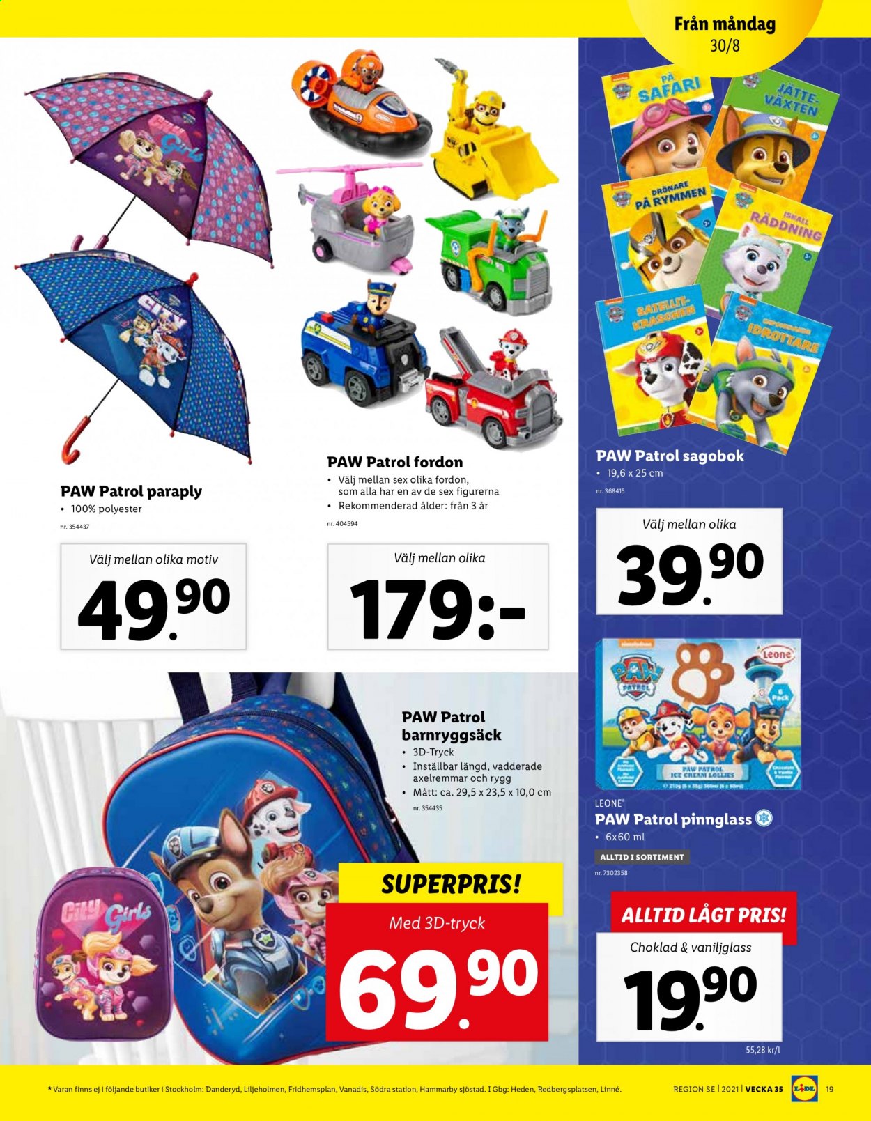 Lidl reklamblad - 30/8 2021 - 5/9 2021. Sida 19