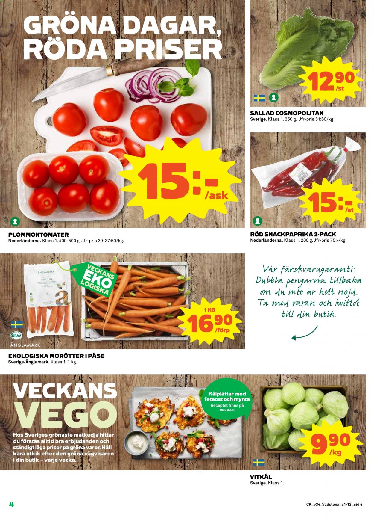 Coop reklamblad - 23/8 2021 - 29/8 2021. Sida 4