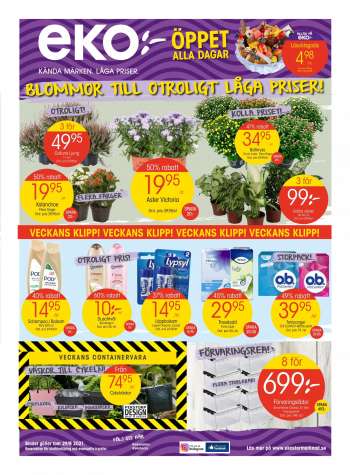 EKO reklamblad - 23/8 2021 - 29/8 2021.