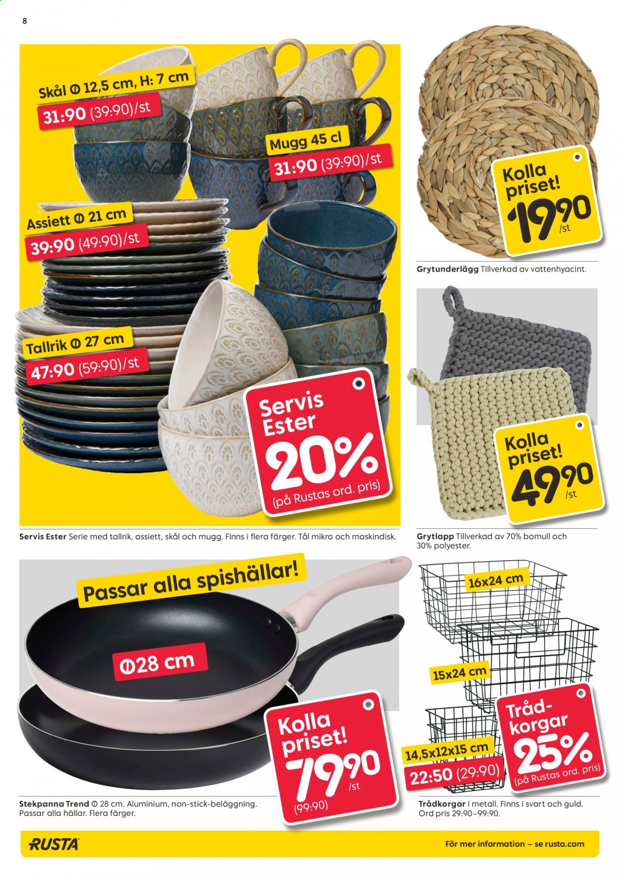 Rusta reklamblad - 25/8 2021 - 31/8 2021. Sida 8