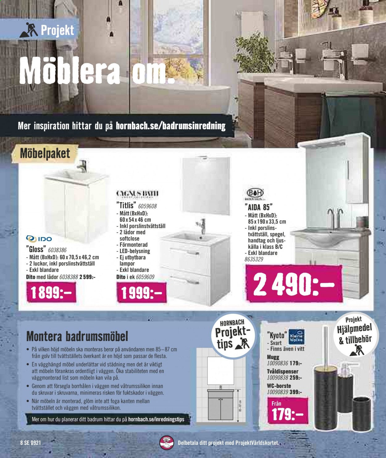 Hornbach reklamblad - 27/8 2021 - 22/9 2021. Sida 8