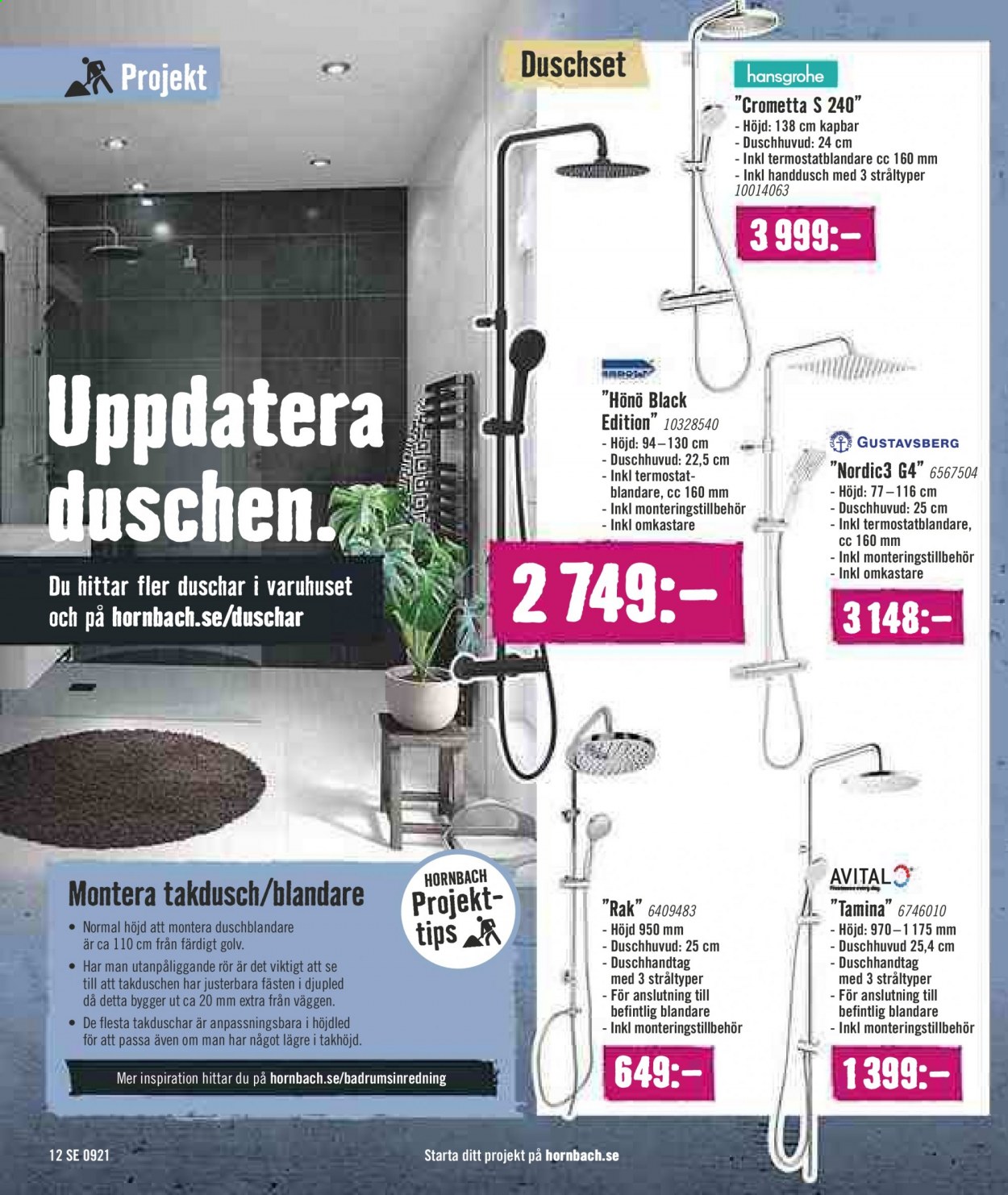 Hornbach reklamblad - 27/8 2021 - 22/9 2021. Sida 12