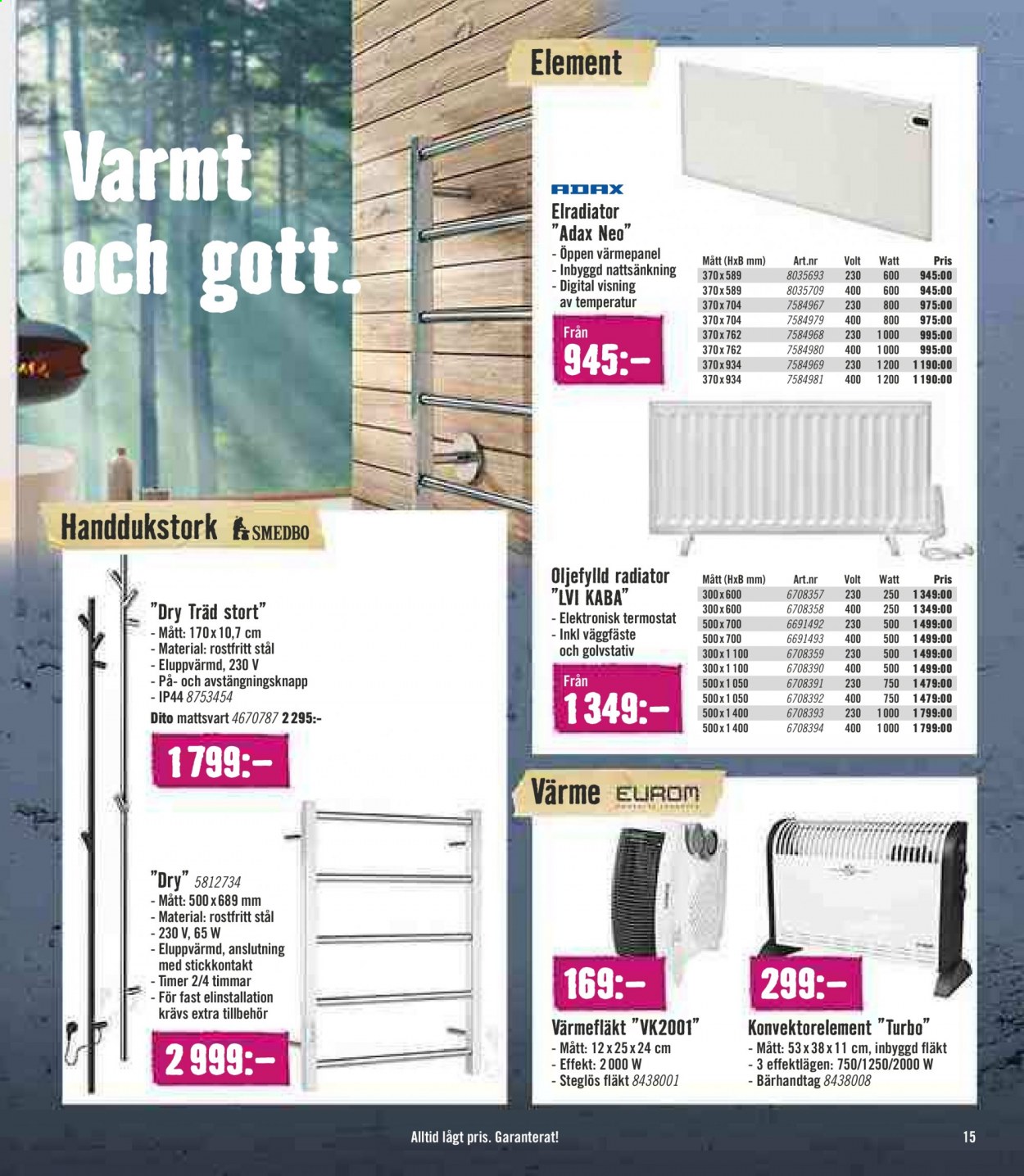 Hornbach reklamblad - 27/8 2021 - 22/9 2021. Sida 15