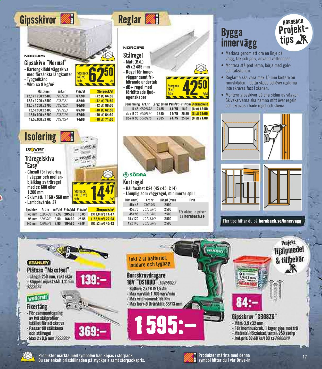 Hornbach reklamblad - 27/8 2021 - 22/9 2021. Sida 17