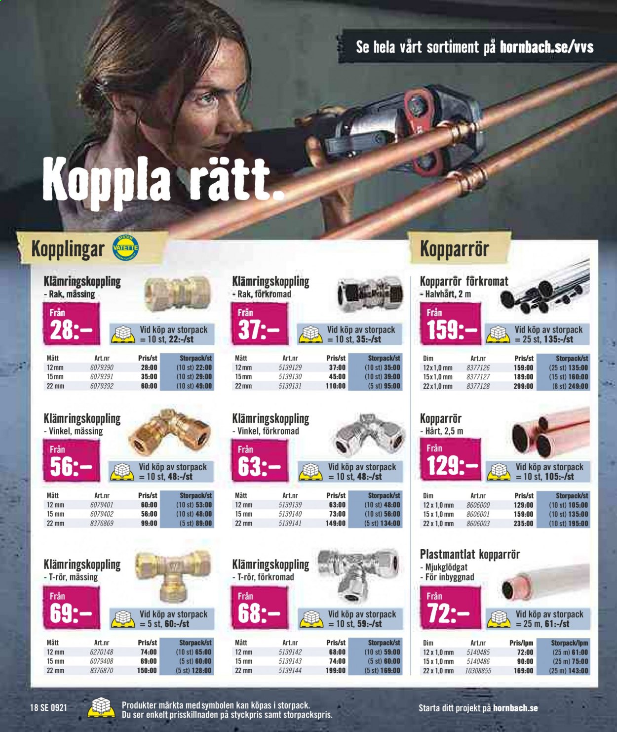 Hornbach reklamblad - 27/8 2021 - 22/9 2021. Sida 18