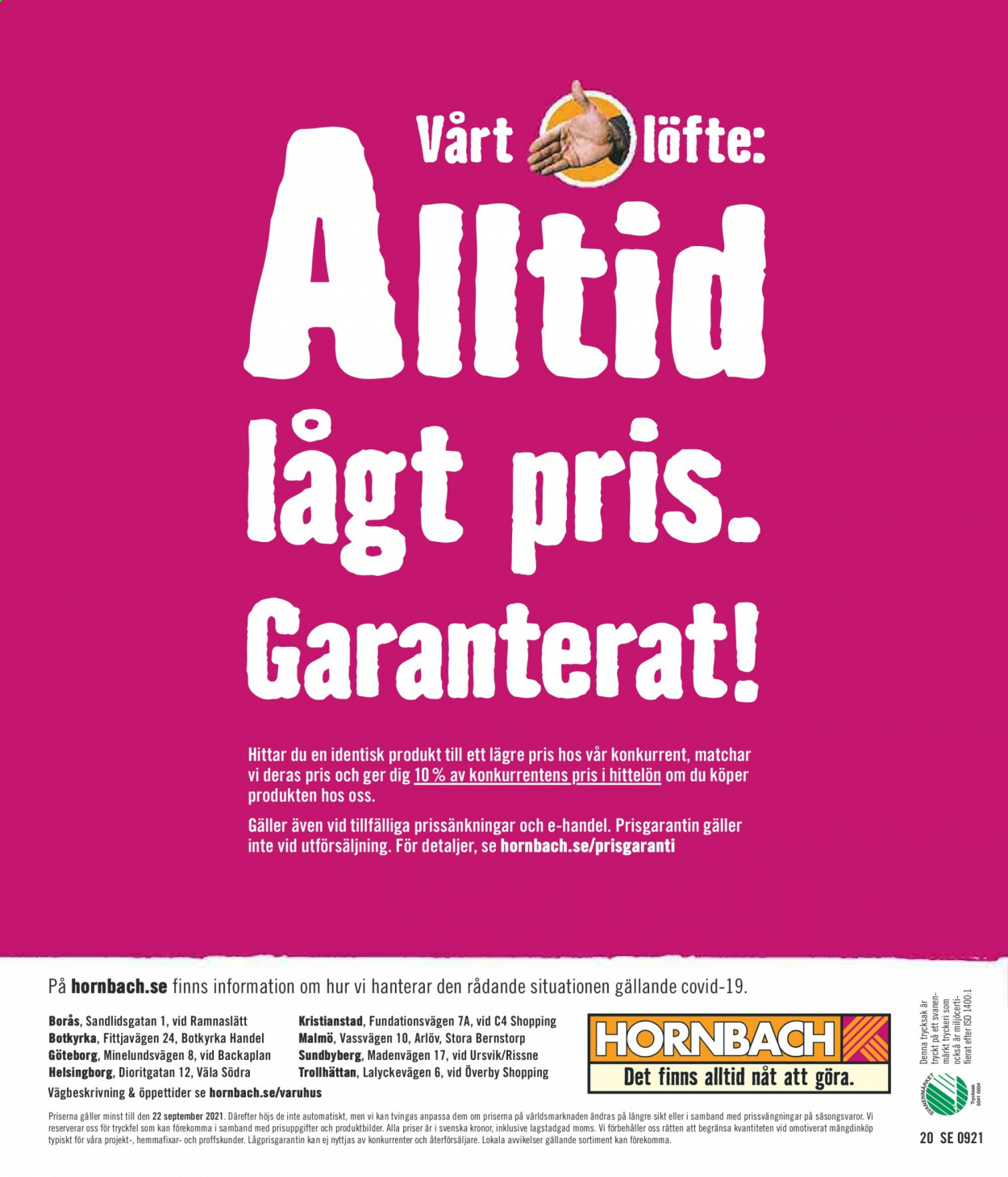 Hornbach reklamblad - 27/8 2021 - 22/9 2021. Sida 20