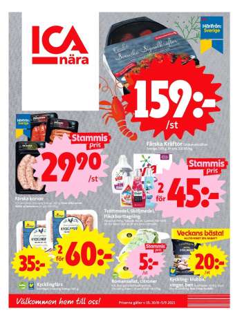 ICA reklamblad - 30/8 2021 - 5/9 2021.