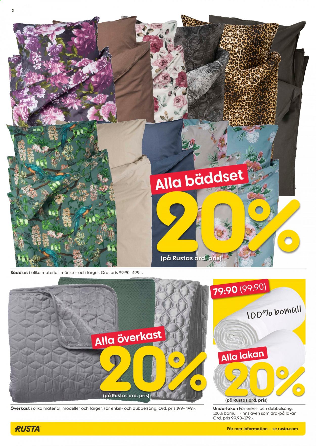 Rusta reklamblad - 1/9 2021 - 7/9 2021. Sida 2