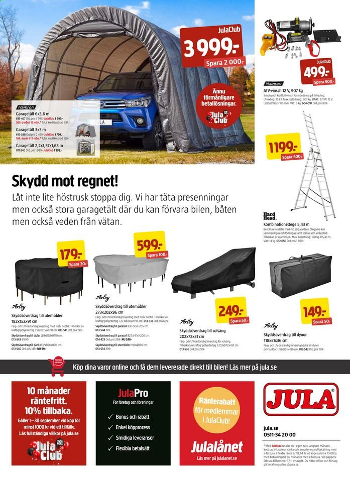Jula reklamblad - 3/9 2021 - 19/9 2021. Sida 8