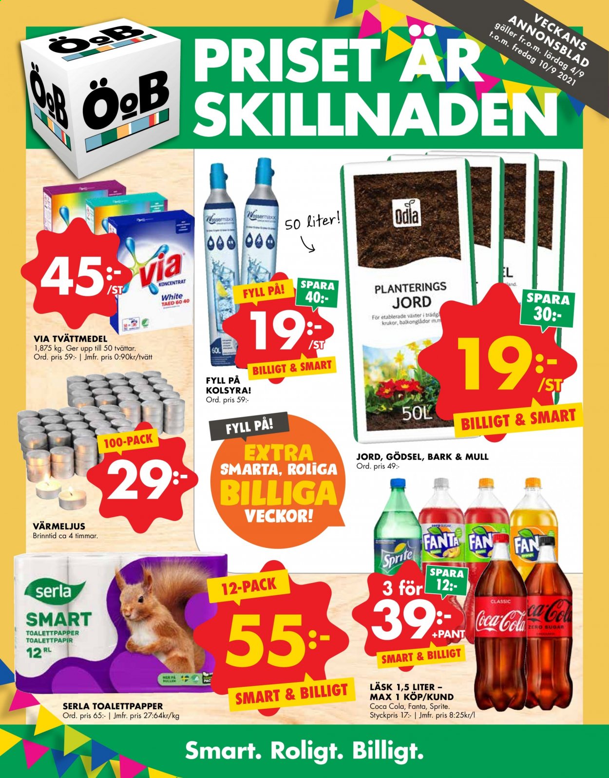 ÖoB reklamblad - 4/9 2021 - 10/9 2021. Sida 1