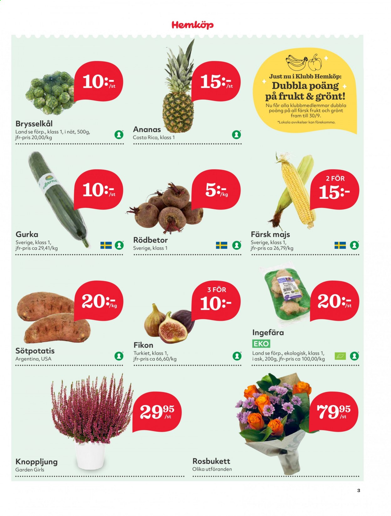 Hemköp reklamblad - 6/9 2021 - 12/9 2021. Sida 3