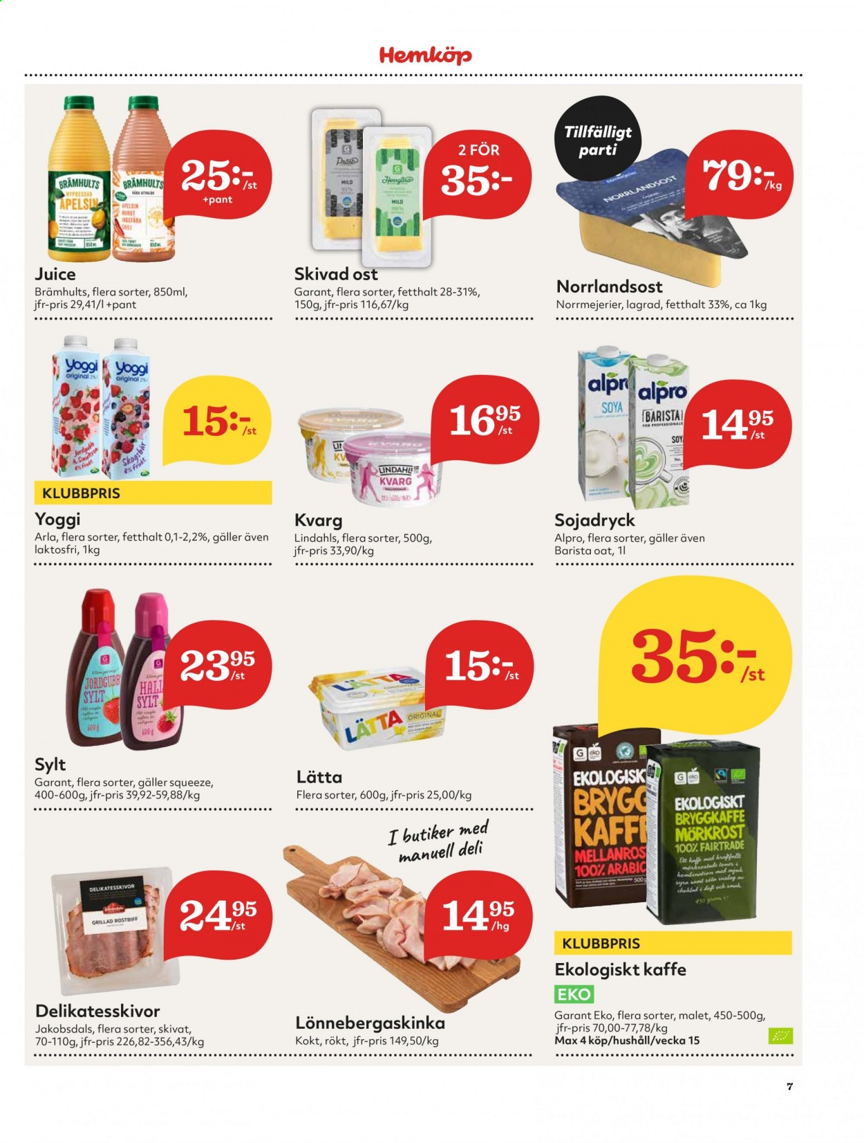 Hemköp reklamblad - 6/9 2021 - 12/9 2021. Sida 7