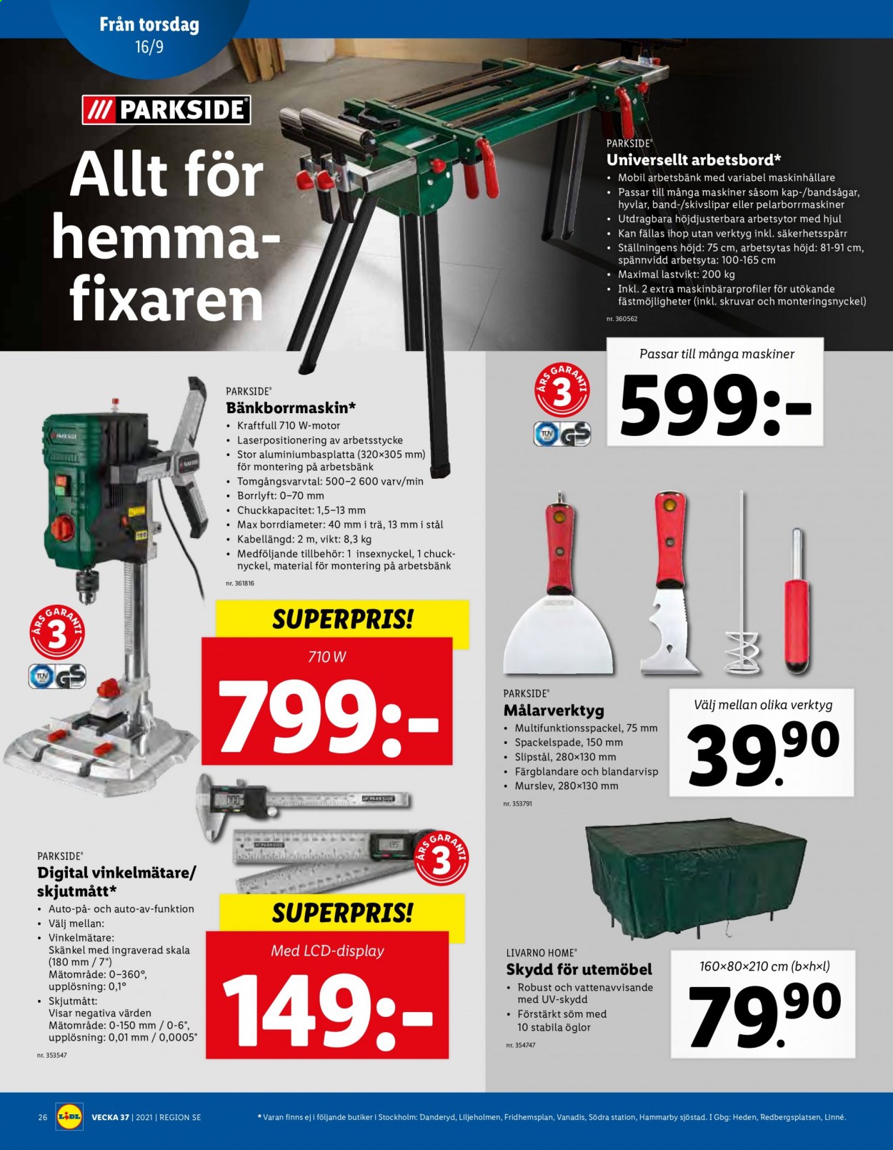 Lidl reklamblad - 13/9 2021 - 19/9 2021. Sida 26
