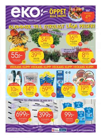 EKO reklamblad - 6/9 2021 - 12/9 2021.