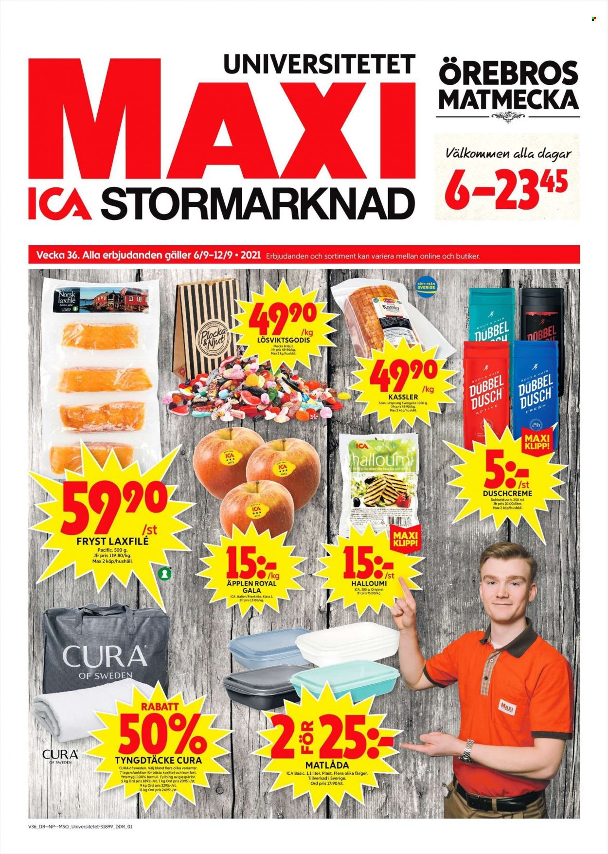 ICA reklamblad - 6/9 2021 - 12/9 2021. Sida 1