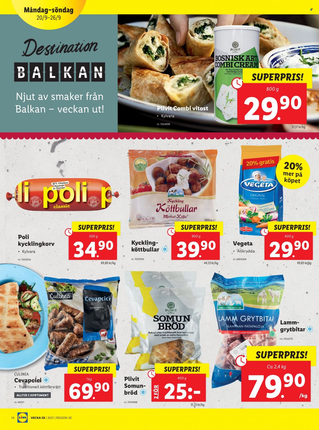 Lidl reklamblad - 20/9 2021 - 26/9 2021. Sida 14