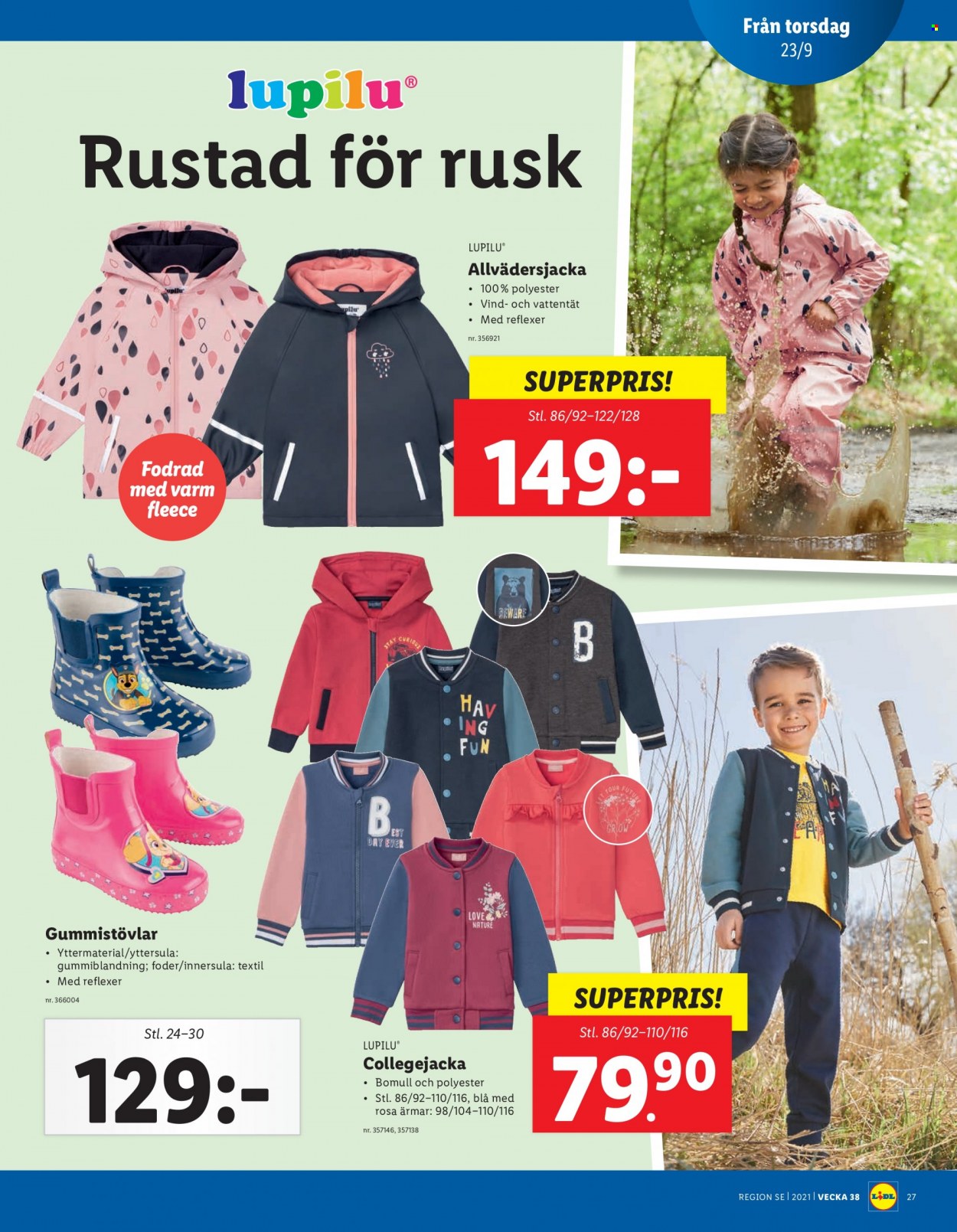 Lidl reklamblad - 20/9 2021 - 26/9 2021. Sida 27