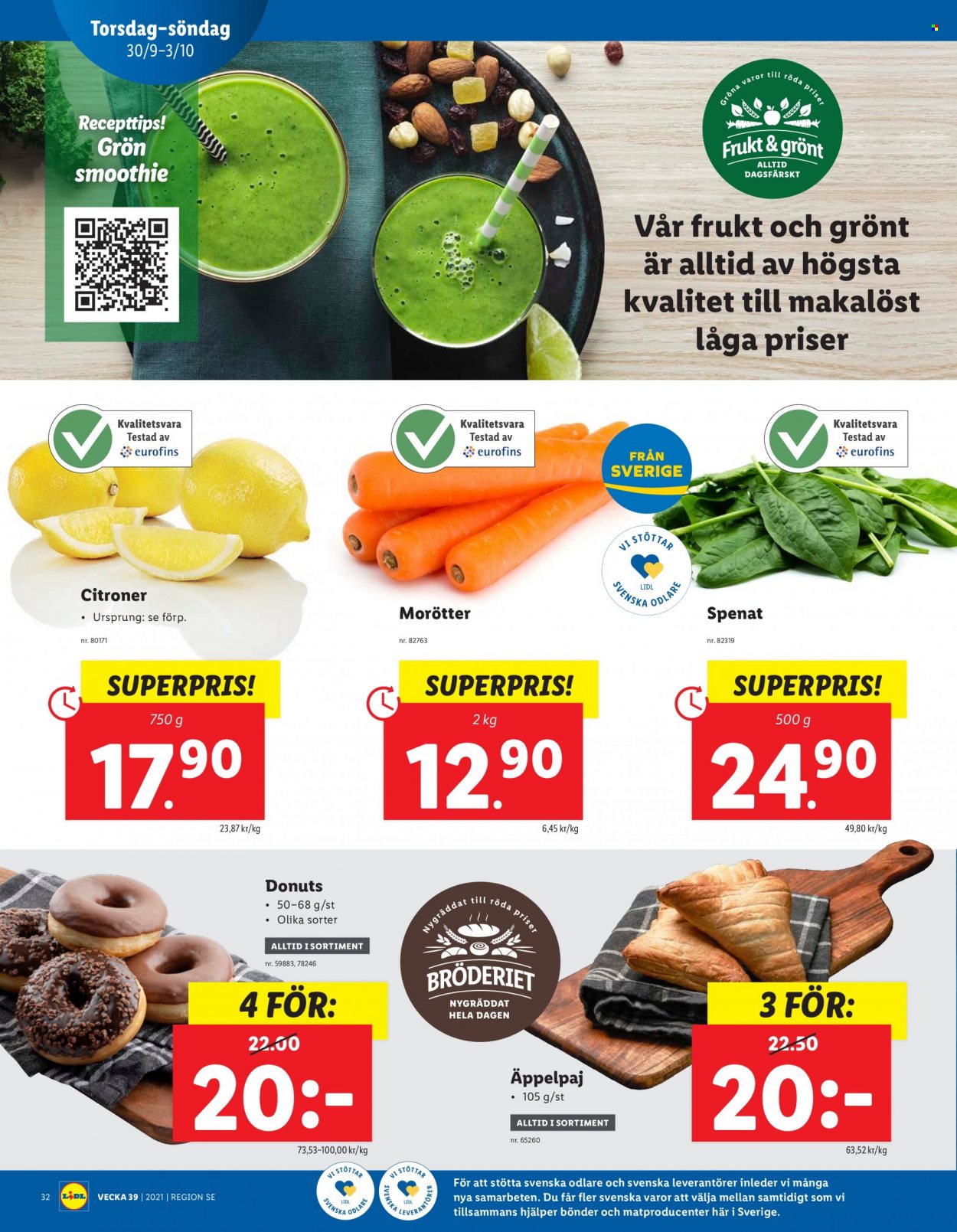 Lidl reklamblad - 27/9 2021 - 3/10 2021. Sida 32