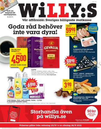 Willys reklamblad - 20/9 2021 - 26/9 2021.