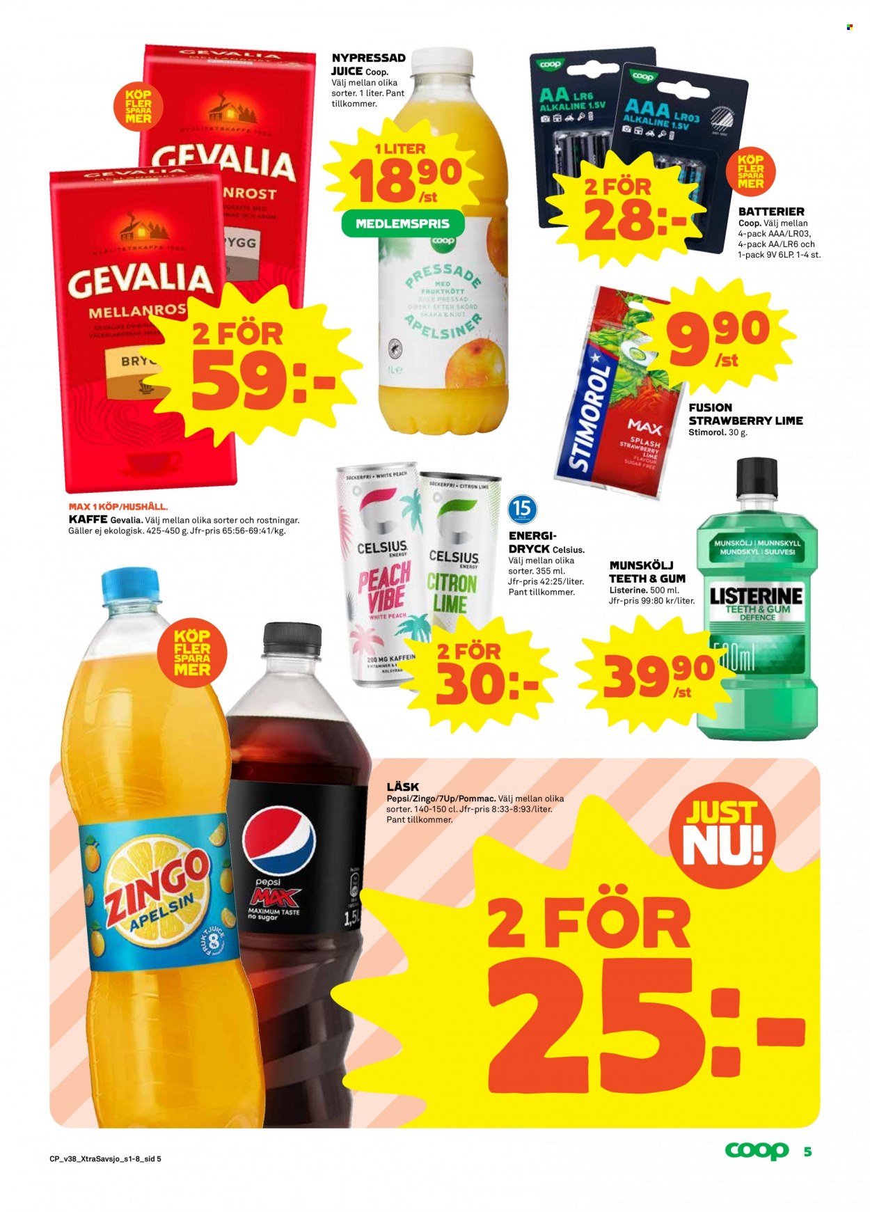 Coop reklamblad - 20/9 2021 - 26/9 2021. Sida 5