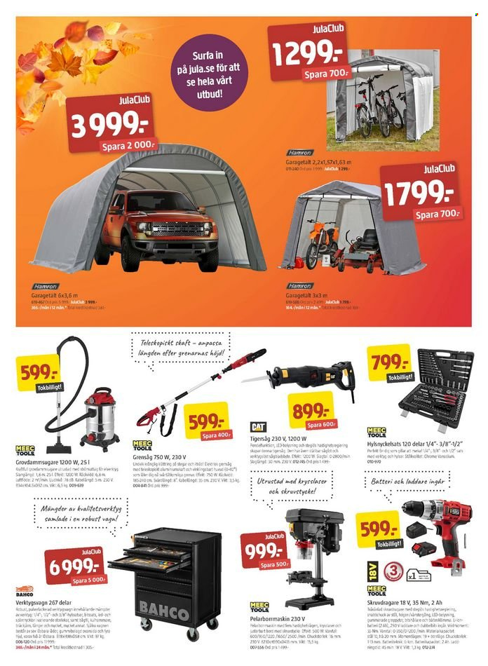 Jula reklamblad - 24/9 2021 - 10/10 2021. Sida 2