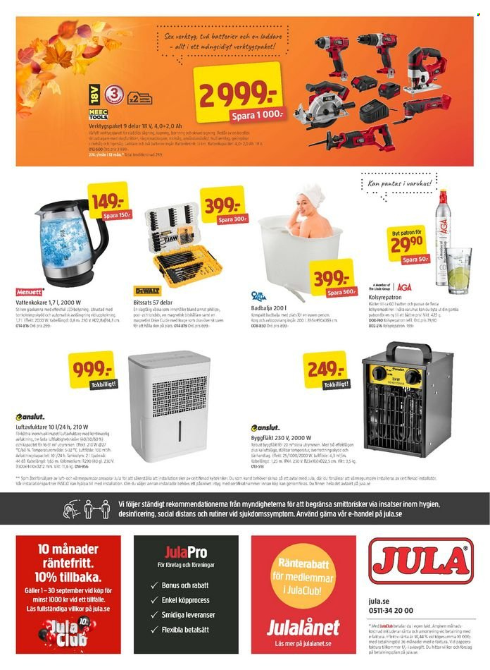 Jula reklamblad - 24/9 2021 - 10/10 2021. Sida 6