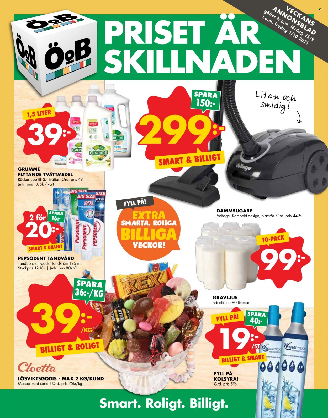 ÖoB reklamblad - 25/9 2021 - 1/10 2021. Sida 1