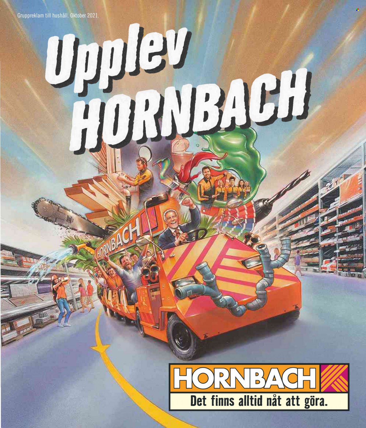 thumbnail - Hornbach reklamblad - 25/9 2021 - 27/10 2021.