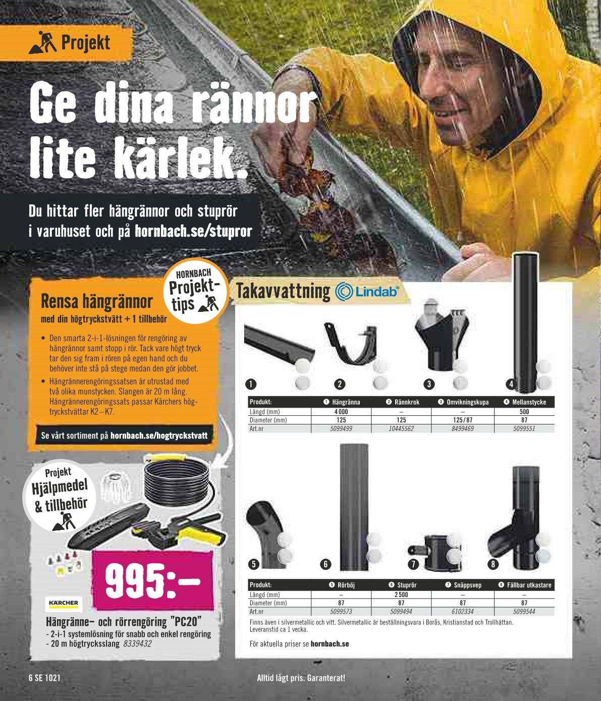 Hornbach reklamblad - 25/9 2021 - 27/10 2021. Sida 6