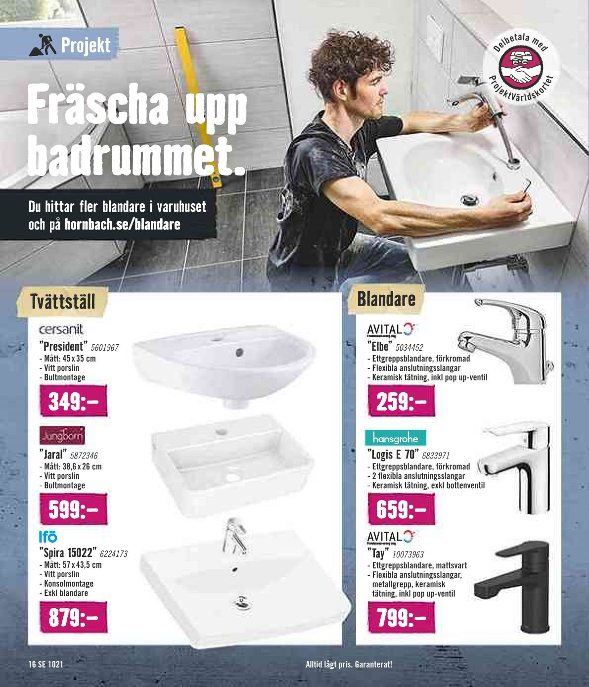 Hornbach reklamblad - 25/9 2021 - 27/10 2021. Sida 16