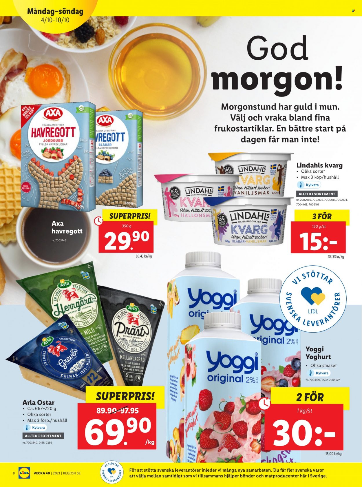 Lidl reklamblad - 4/10 2021 - 10/10 2021. Sida 8