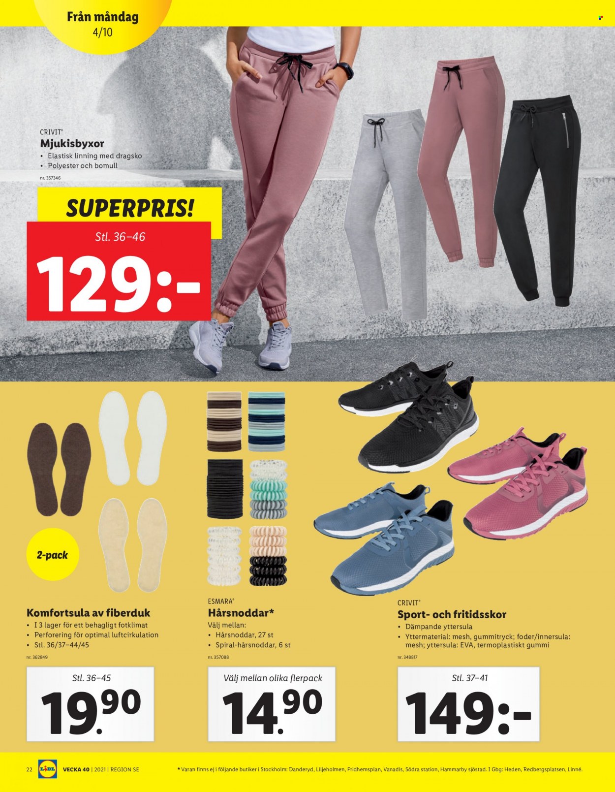 Lidl reklamblad - 4/10 2021 - 10/10 2021. Sida 22