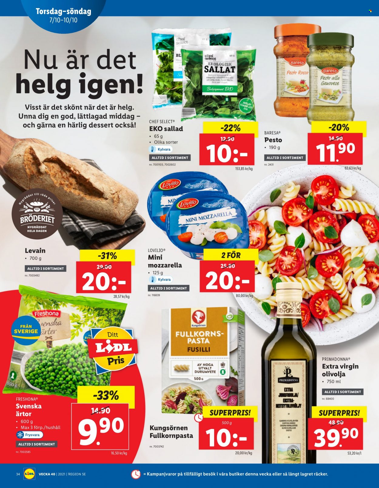 Lidl reklamblad - 4/10 2021 - 10/10 2021. Sida 34